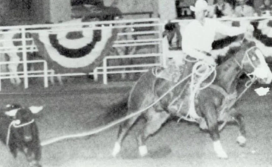 Charlie roping